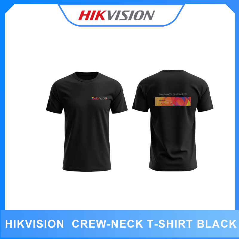 Hikvision gift Crew-neck T-Shirt (black)